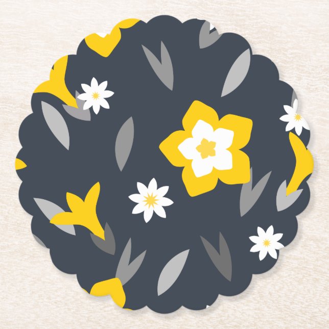 Posavasos De Papel Bloom nocturno (Anverso)