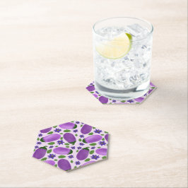 Posavasos De Papel Blush & Bloom Eggplant Collection – Soft Lilac