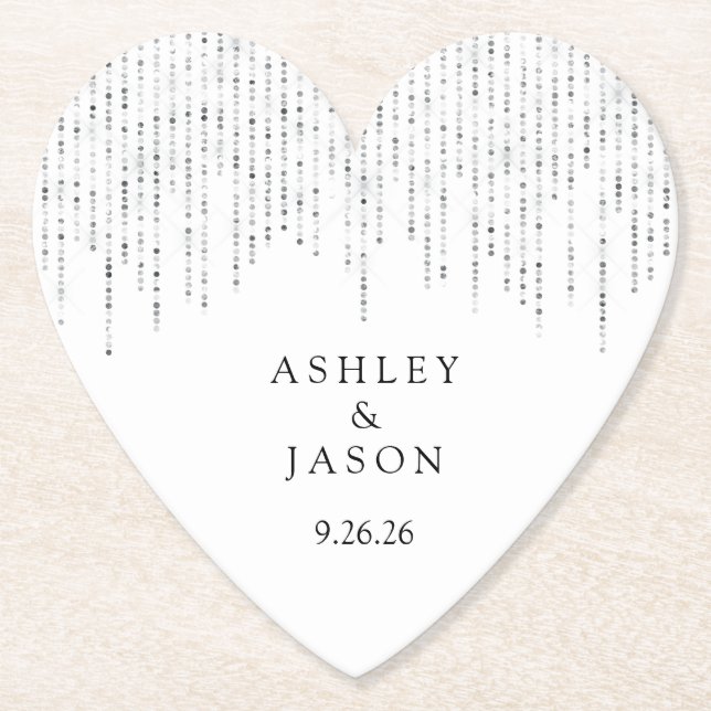 Posavasos De Papel Boda  (Anverso)