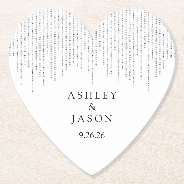 Posavasos De Papel Boda  (Anverso)