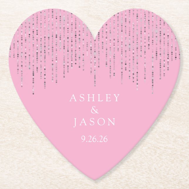 Posavasos De Papel Boda  (Anverso)