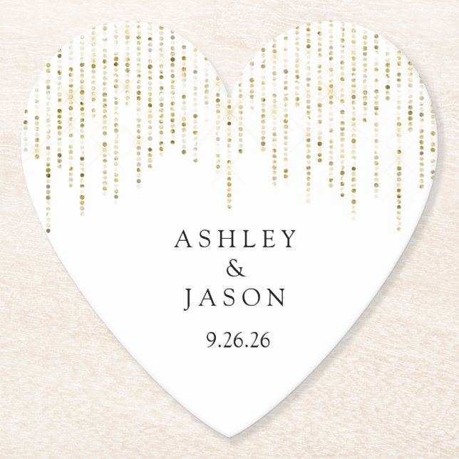 Posavasos De Papel Boda  (Anverso)