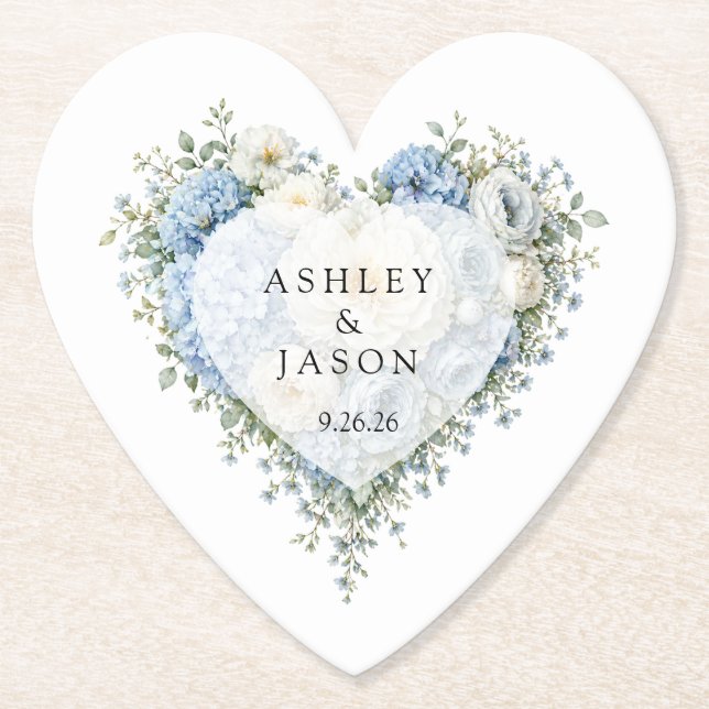 Posavasos De Papel Boda  (Anverso)