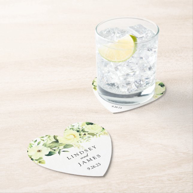 Posavasos De Papel Boda (In situ)