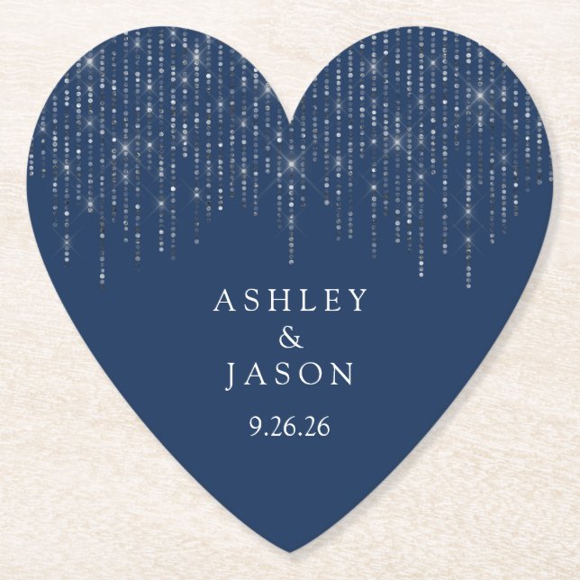 Posavasos De Papel Boda  (Anverso)