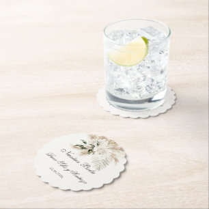 Posavasos De Papel Boda Boho de España