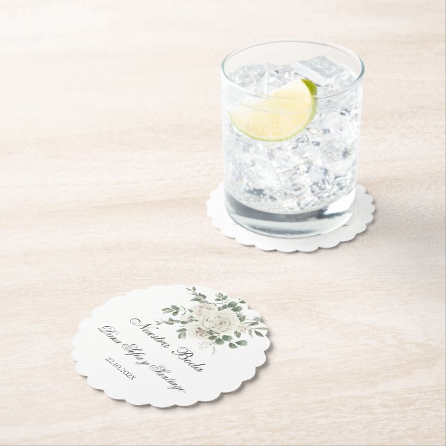 Posavasos De Papel Boda Boho de España (In situ)