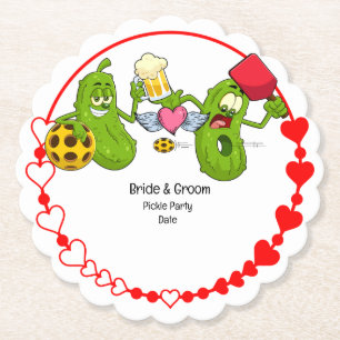 Posavasos De Papel Boda de baloncesto