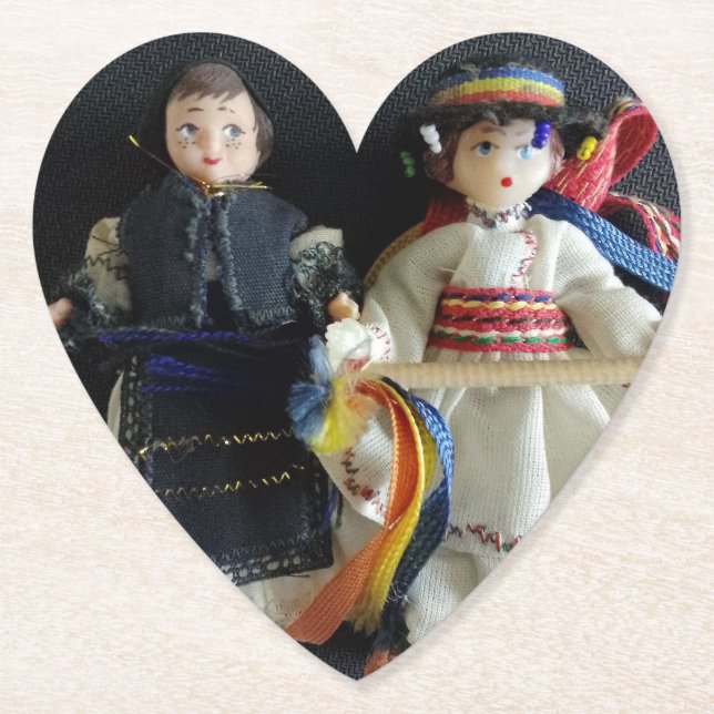 Posavasos De Papel Boda de la escoria de papel (Anverso)