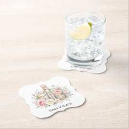 Posavasos De Papel Boda de Navidad Cascanueces Pastel