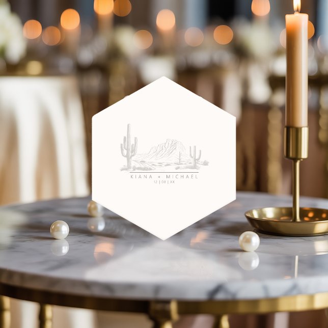 Posavasos De Papel Boda de vibraciones del desierto Gracias Paisaje I (Subido por el creador)