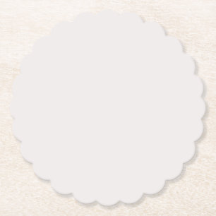 Posavasos De Papel Boda rosa romántico, neutral y eterno