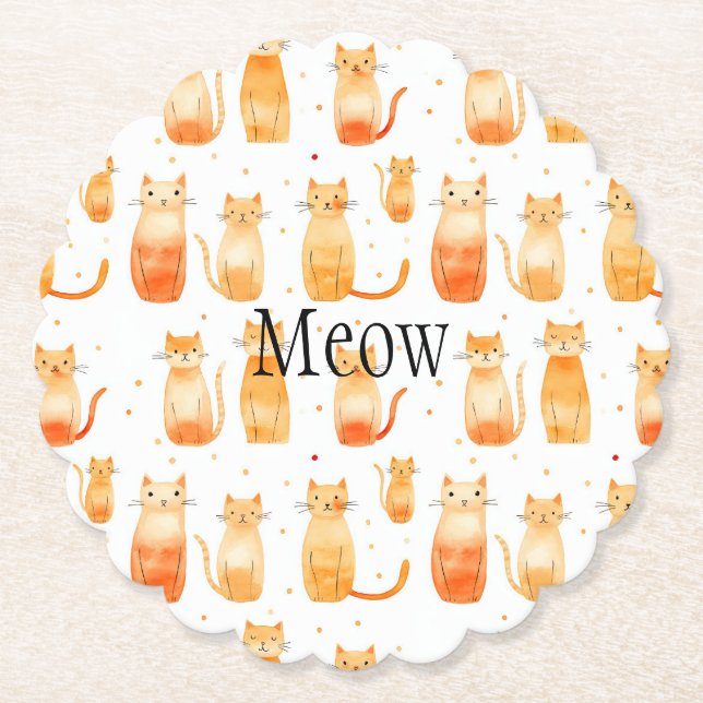 Posavasos De Papel Bolsa de regalo media de cumpleaños para naranjas  (Anverso)