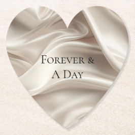 Posavasos De Papel Bonito Champagne Gold Romantic Faux Satin