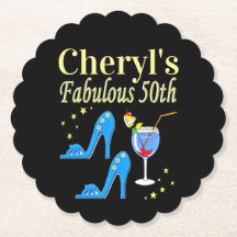 BONITO DISEÑO AZUL 50 DE CUMPLEAÑOS