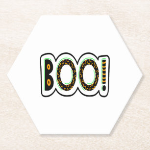 Posavasos De Papel BOO Halloween
