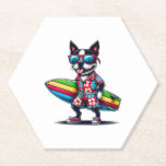 Posavasos De Papel Bostie Surfer Vibes Design<br><div class="desc">Bostie Surfer Vibes Design</div>