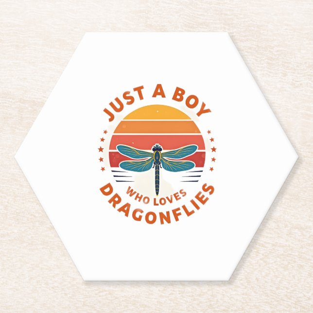 Posavasos De Papel Boys Dragonfly (Anverso)