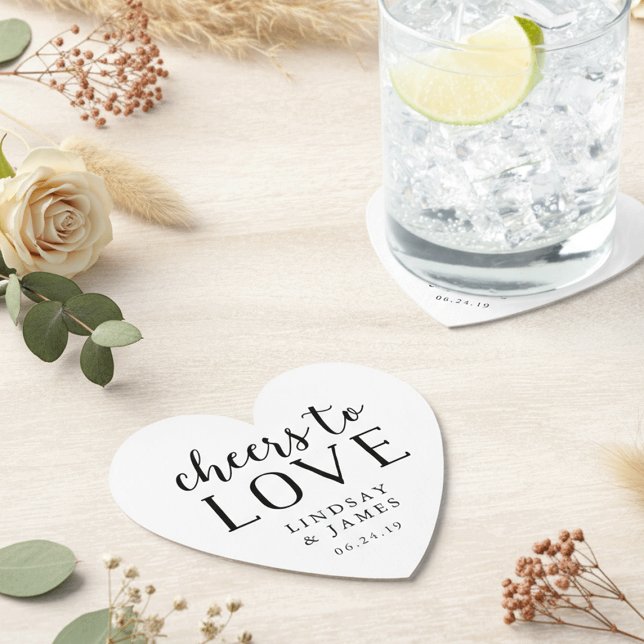 Posavasos De Papel Brindis al Amor Boda (Subido por el creador)