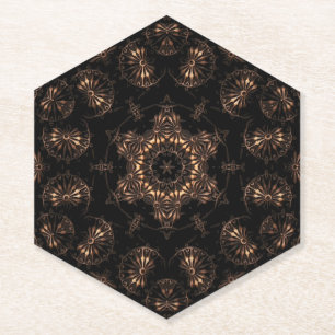 Posavasos De Papel Bronce Age Mandala