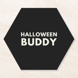 Posavasos De Papel Buda de Halloween