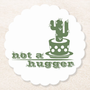 Posavasos De Papel Cacti No es gracioso decir