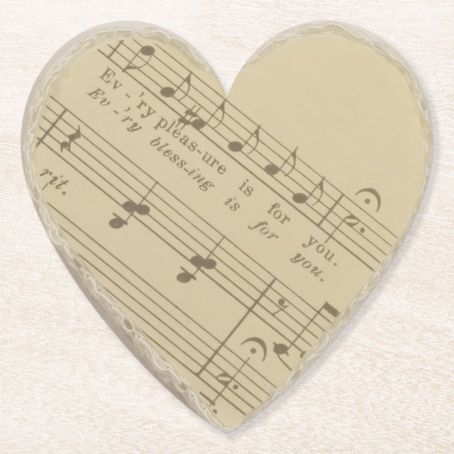 Posavasos De Papel Cada Placer Es Para Usted (Anverso)