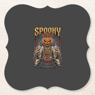 Posavasos De Papel Calabaza de Halloween de Vires espeluznantes soste