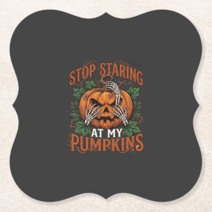 Posavasos De Papel Calabazas De Esqueleto De Halloween De Manos Que D