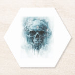 Posavasos De Papel Calavera helada de invierno<br><div class="desc">Calavera helada de invierno</div>