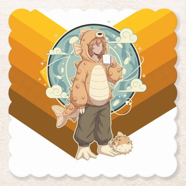 Posavasos De Papel Calm Before the Puff (Anverso)