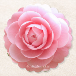 Posavasos De Papel Camellia "Otome-tsubaki" [Paper Coaster]