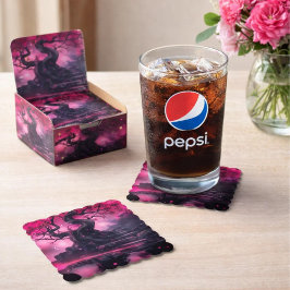 Posavasos De Papel Camino Místico de Flor de Cerezo - Escalera Encant