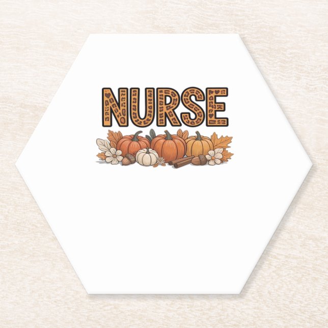 Posavasos De Papel Camiseta clásica NURSE (Anverso)