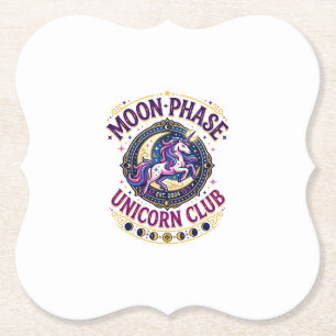 Posavasos De Papel Camiseta comercial del club de unicornios Unicorn 
