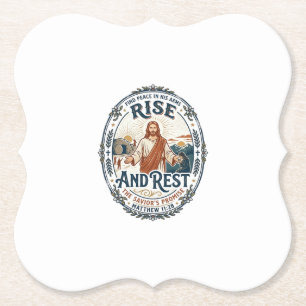 Posavasos De Papel Camiseta Comunitaria Pan Jesus Sourdough Fe Basada