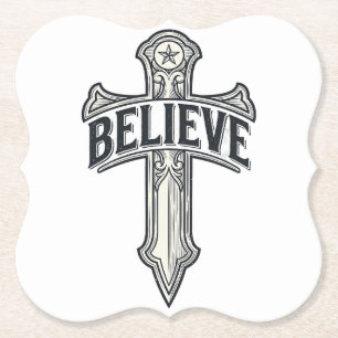 Posavasos De Papel Camiseta Cristiana Ancla de Mi Alma Jesucristo