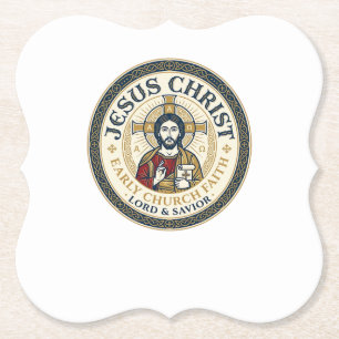Posavasos De Papel Camiseta Cristiana Antigua Padres del Desierto de 