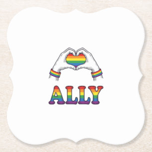 Posavasos De Papel Camiseta de diseño vintage de orgullo de manos de