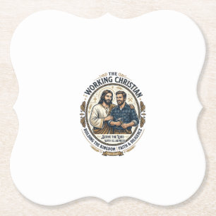 Posavasos De Papel Camiseta de oficios de construcción de Jesús Gráfi