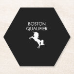Posavasos De Papel Camiseta de personajes calificativos de Unicornio<br><div class="desc">Camiseta de personajes calificativos de Unicornio de Boston</div>