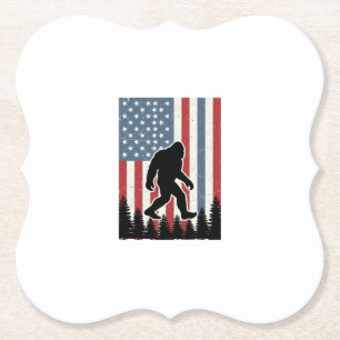 Posavasos De Papel Camiseta de vector vintage de la bandera americana