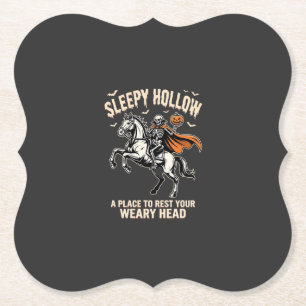 Posavasos De Papel Camiseta del jinete sin cabeza Sleepy Hollow Hallo