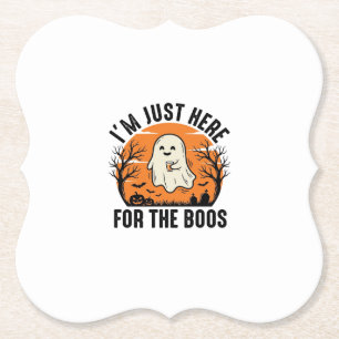 Posavasos De Papel Camiseta Divertida de Fantasma de Halloween Solo E