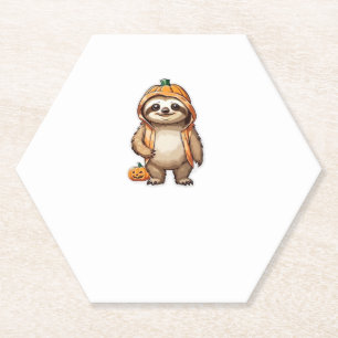 Posavasos De Papel Camiseta esencial de Halloween Slothster