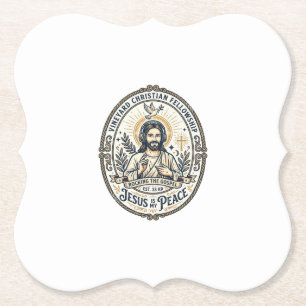 Posavasos De Papel Camiseta gráfica estética de Jesús Lo Fi Study Bea