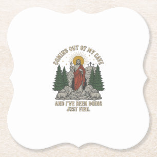 Posavasos De Papel Camiseta lírica de resurrección saliendo de mi cue