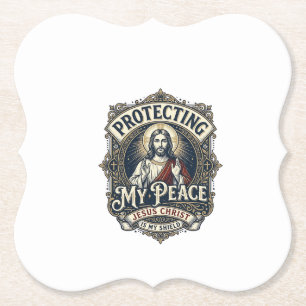 Posavasos De Papel Camiseta Respeto Propio Límites Jesús Fe Basada De