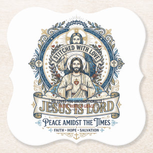 Posavasos De Papel Camiseta vintage de escatología profética de Jesús
