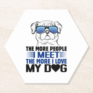 Posavasos De Papel Camisetas de perros Personalizado de perros con ca